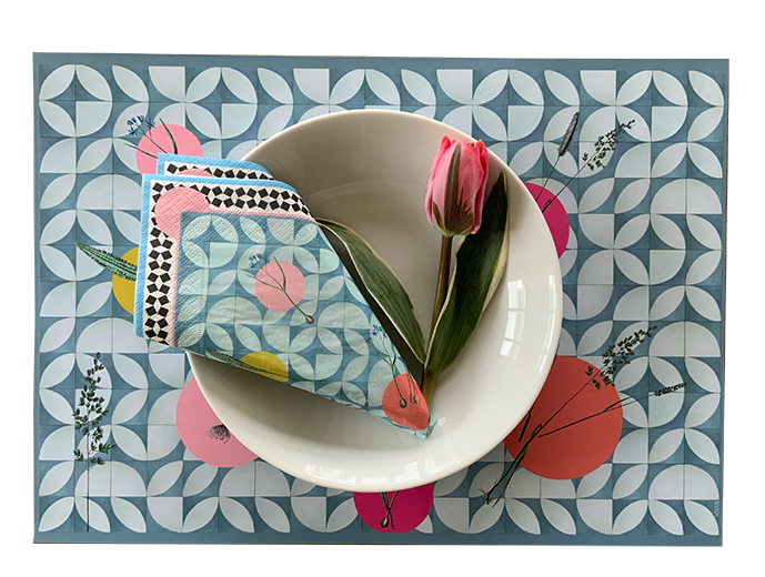 Papier-Tischset - Joy