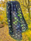 (A) Langschal Cashmere Figures and Checkerboard