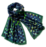 (A) Langschal Cashmere Figures and Checkerboard