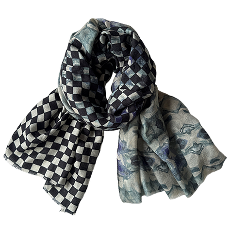 (A) Langschal Cashmere - Trio Ice