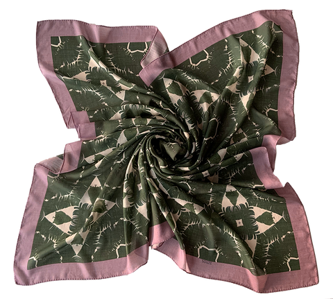 Carré maxi  - Wool Banana-Leaves