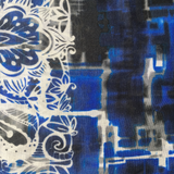 Sale: Carré maxi - Silhouette blau 130