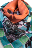 Carré maxi - Majorelle Terracotta 130