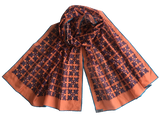 Langschal - Majorelle Orange