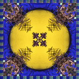 Carré maxi - Majorelle Sonnengelb 130