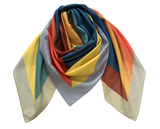 Carré maxi (a) - Juxtapose ,Water and Chili' EcoCotton