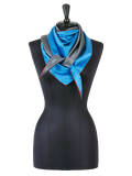 Sale: Moitié Carré - Uni/Uni Blau/Grau